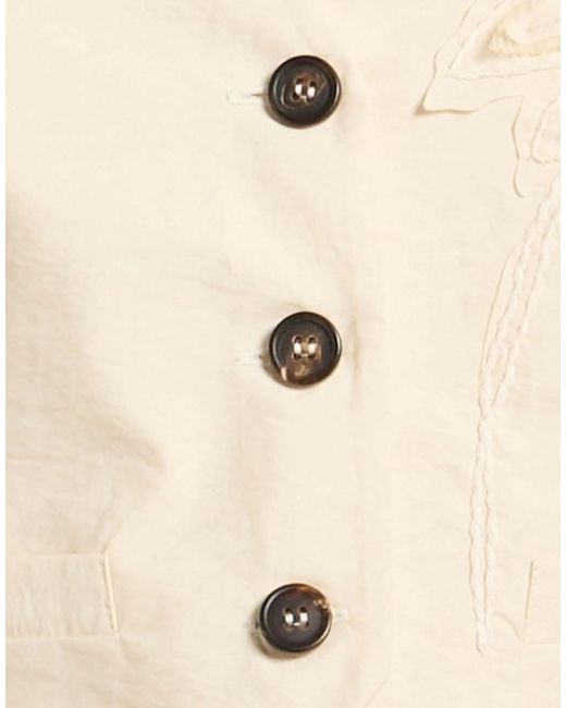 Brunello Cucinelli Natural Single-Breasted Vest