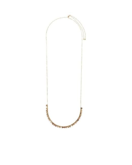 Bottega Veneta White Star-Bead Necklace