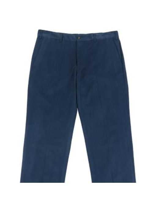 Paul & Shark Blue Straight Casual Pants for men