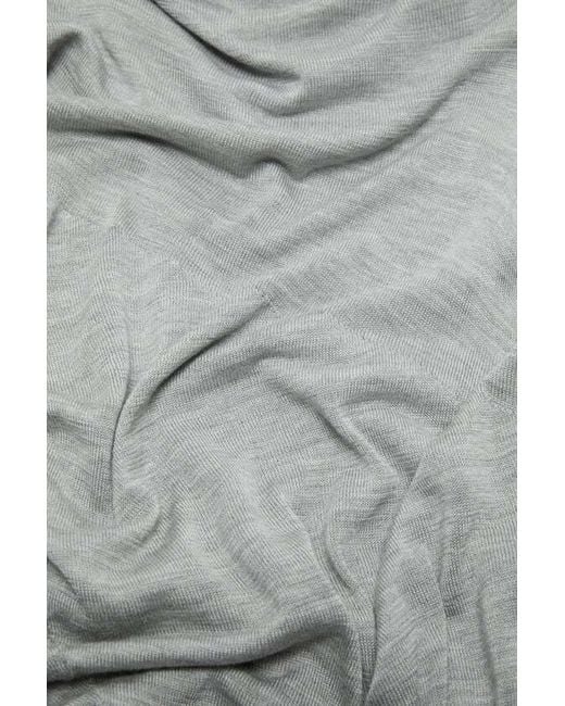 Acne Gray Asymmetrical T-Shirt