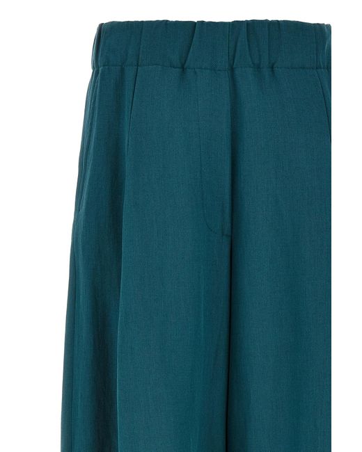 Dries Van Noten Green Pila Straight-Leg Pants