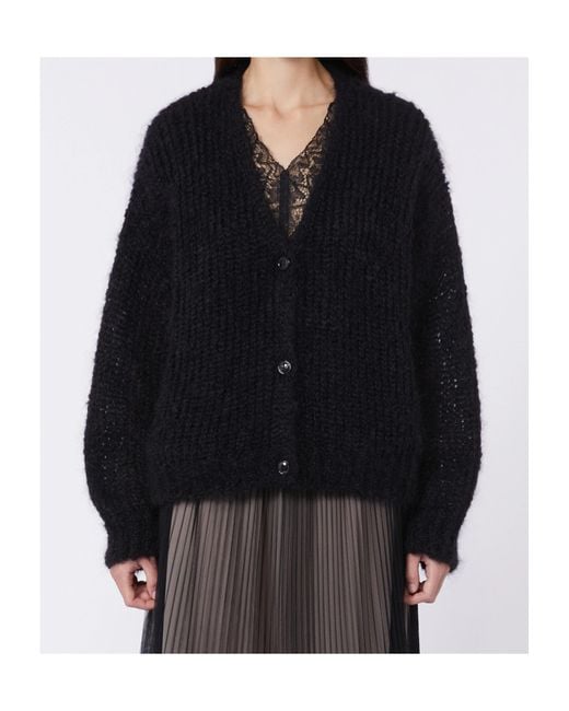Max Mara Black Weekend Danza Oversized Knitted Cardigan