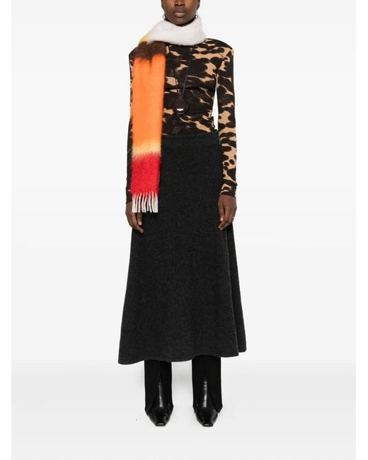 Nanushka Black Nayeli Long Sleeved Top