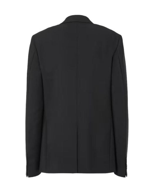 Fendi Black Single Breasted Tailored Jacket