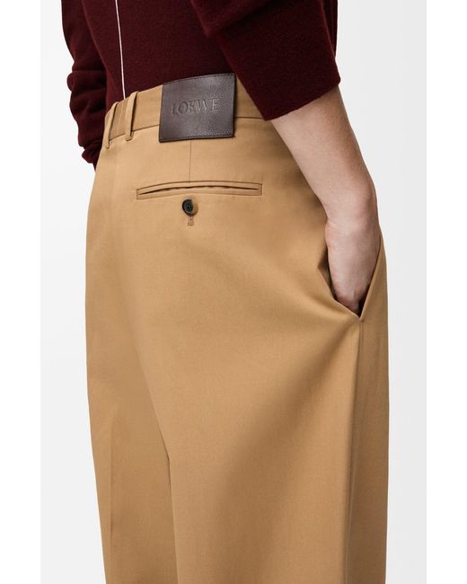 Loewe Natural Wide-Leg Trousers for men