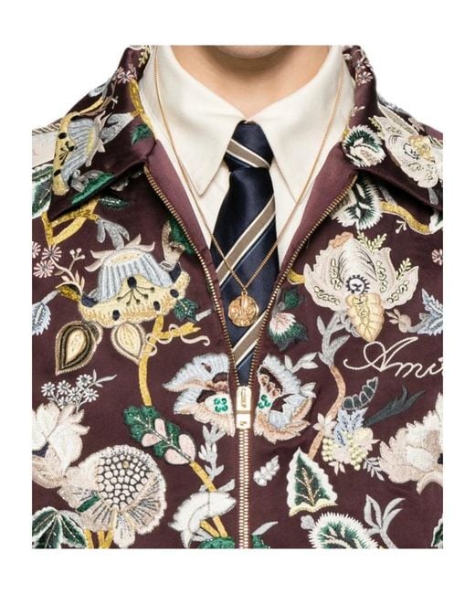 Amiri Multicolor Floral Pattern Jacket for men