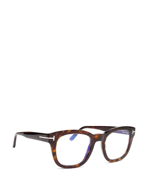Tom Ford White Eyewear Square Frame Glasses for men