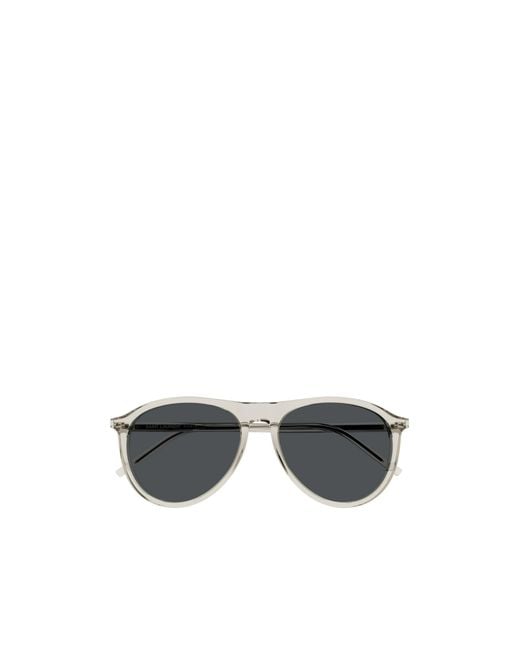 Saint Laurent Multicolor Eyewear Aviator Frame Sunglasses for men