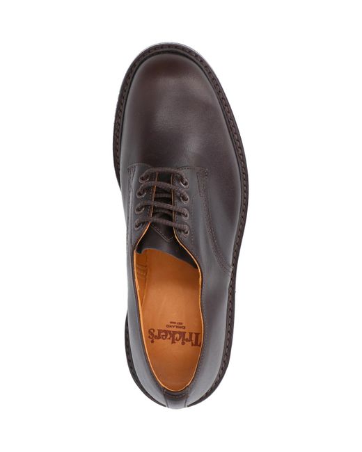 Tricker's Brown Tricker's Daniel Tramping Lace-Up Shoes for men