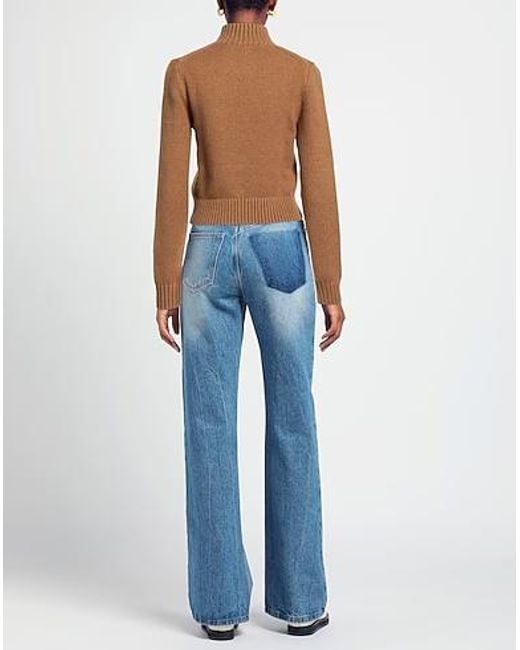 Burberry Brown Turtleneck Sweater
