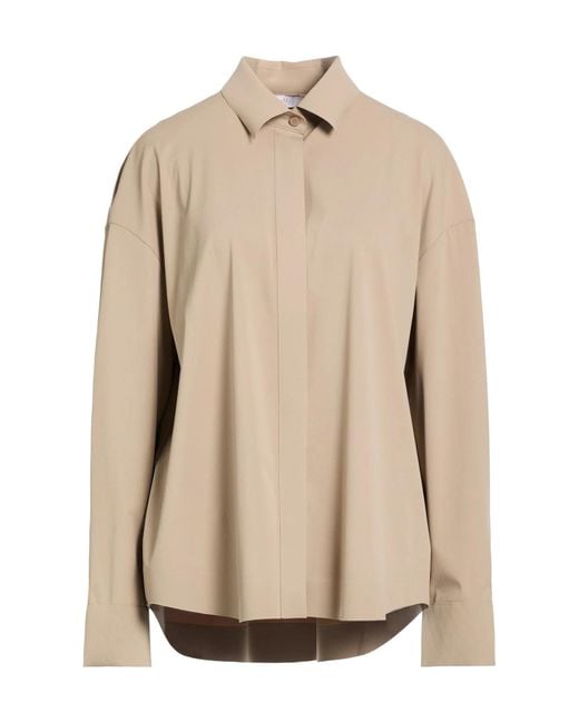 Max Mara Natural Patterned Shirts Blouses