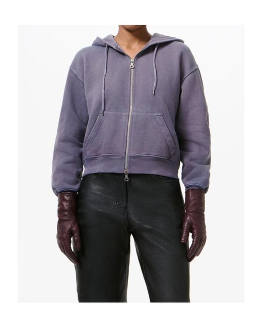 Our Legacy Purple Mischief Zip-Up Hoodie