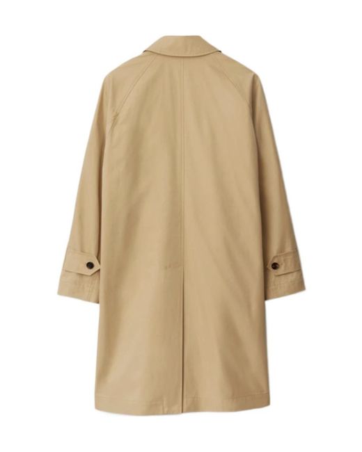Burberry Natural Single-Breasted Coats