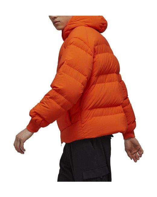 Y-3 Orange Classic Down Jacket for men