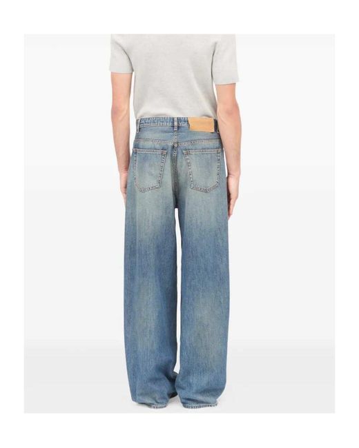 MM6 by Maison Margiela Blue Belt Loop Jeans for men