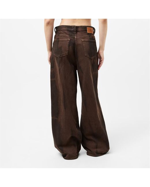 Ganni Brown Baggy Jeans