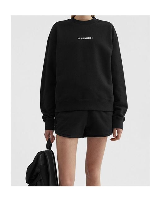 Jil Sander Black Logo Sweatshirt