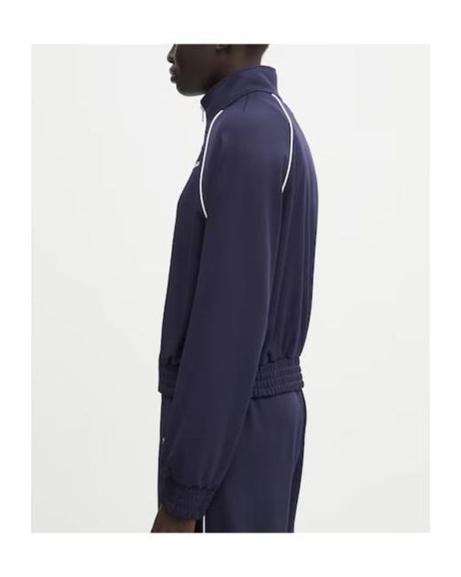 Sporty & Rich Blue Sweatshirt Serif Logo Retro Track