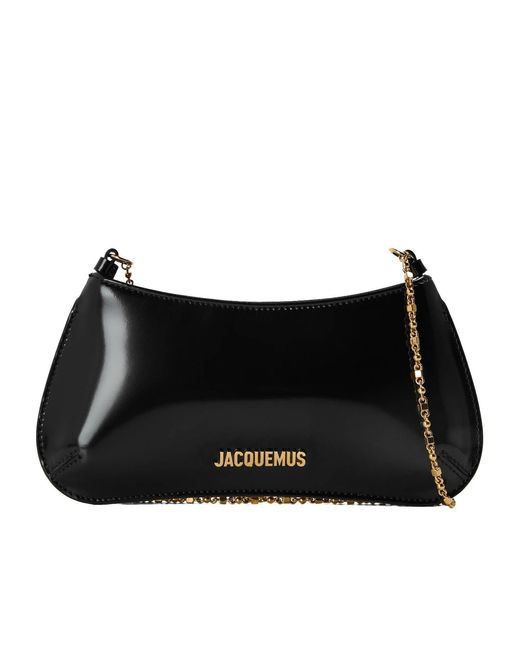 Jacquemus Black Compact Small Shoulder Bag