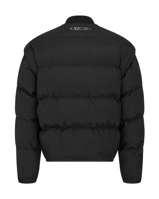 Dior Black And Lewis Hamilton Puffer Jacket With Removable Sleeves for men