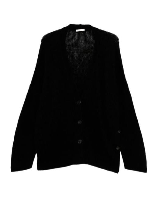 Haikure Black V-Neck Cardigan