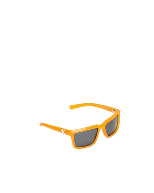 Off-White c/o Virgil Abloh Yellow Portland Square Sunglasses for men
