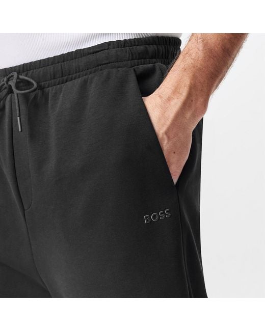 Boss Black Solid Color Shorts for men