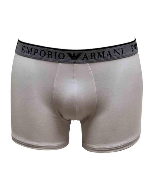 Emporio Armani Blue Elastic Waist Underwear Two-Piece for men