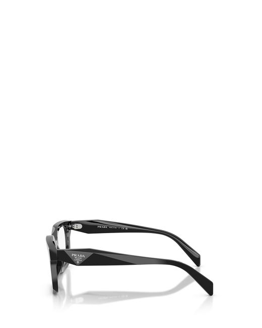 Prada White Eyewear Square Frame Glasses