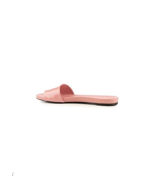 Prada Pink Open-Toe Slippers
