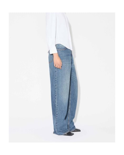 Alaïa Blue Jeans With Belt Loops