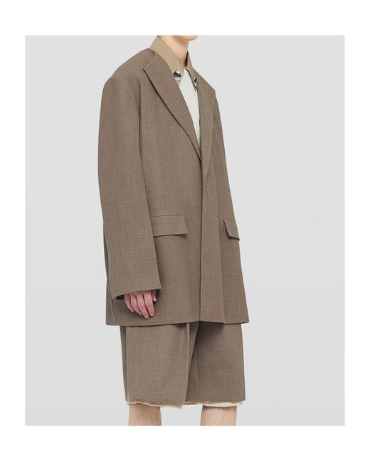 Jil Sander Brown Tailored Jacket for men
