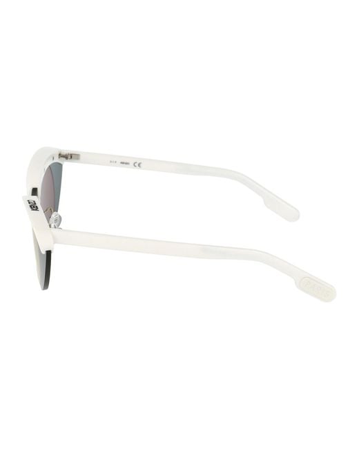 KENZO White Logo Sunglasses for men