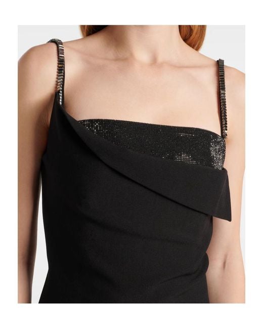 Roland Mouret Black Embellished Gown