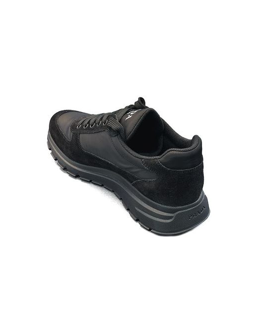 Prada Black Round-Toe Sneakers for men