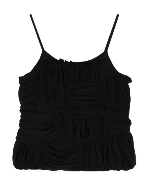 Comme des Garçons Black Ruffled Top