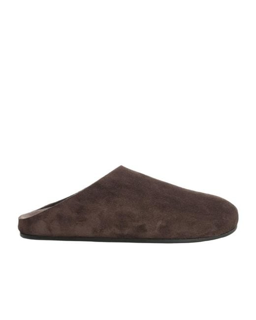 The Row Brown Hudson Mules
