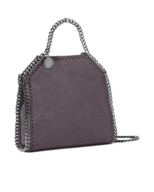 Stella McCartney Purple Falabella Tiny Tote Bag