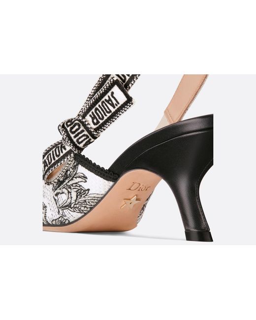 Dior Metallic J'A Slingback Pump