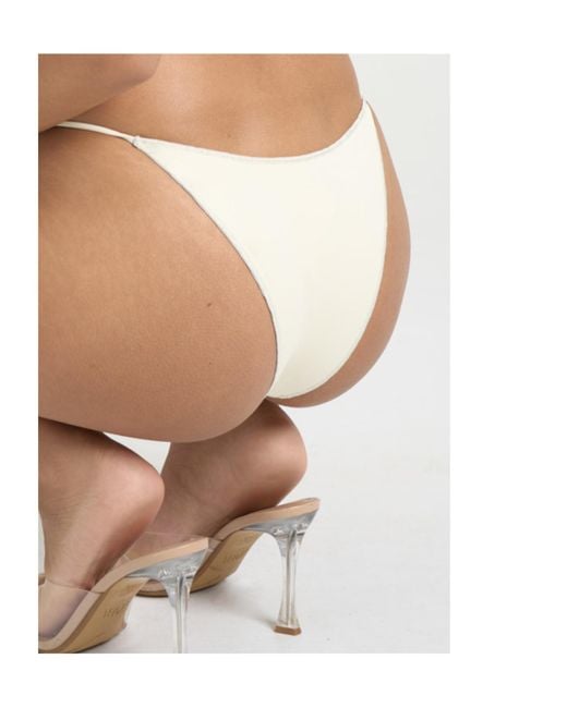 LaRevêche White String Bikini Bottom