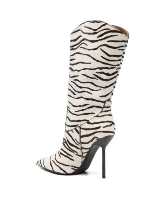 Paris Texas White Lidia Western Boots