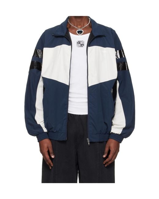Vetements Blue Taped Tracksuit Jacket for men