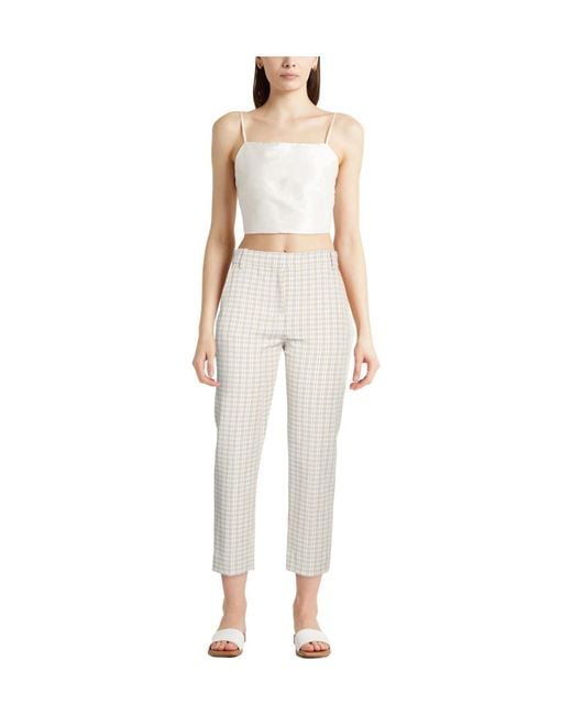 Tory Burch White Casual Trousers