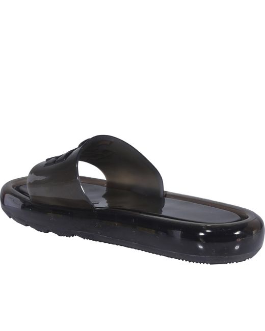 Tory Burch Black Bubble Jelly Slides