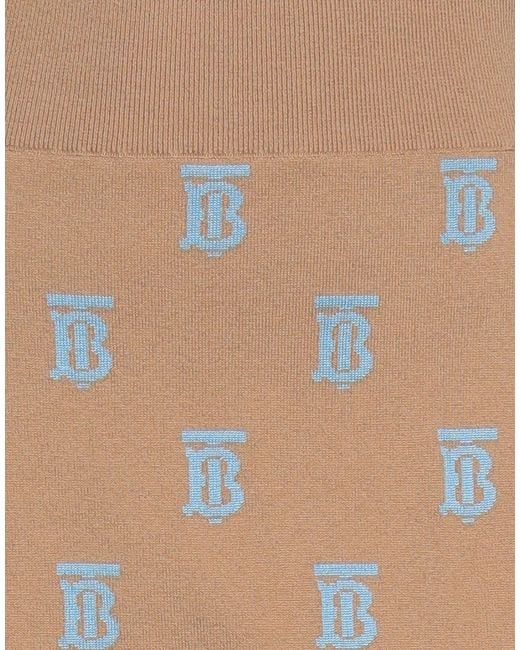 Burberry Natural Slimfit Knit Midi Skirt