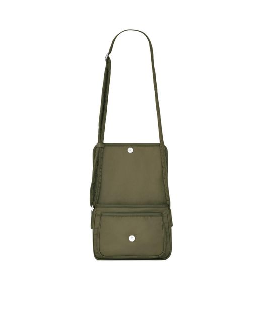 Saint Laurent Green Saint Laone Sizerent Niki Small Messenger for men