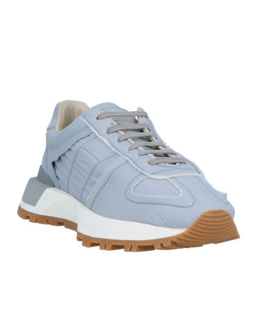 Maison Margiela Blue Minimalist Low-Top Casual Shoes