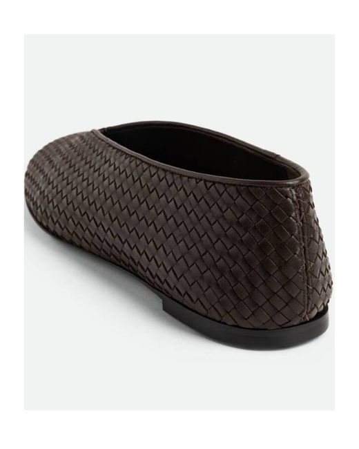 Bottega Veneta Brown Rosa Ballerina Shoes