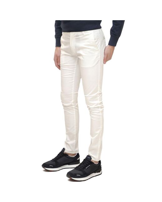 Emporio Armani Blue Slim Casual Pants for men