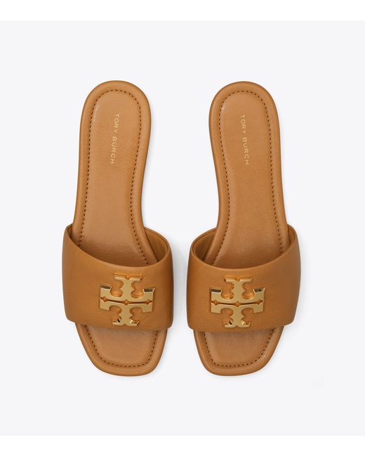 Tory Burch Brown Eleanor Slides